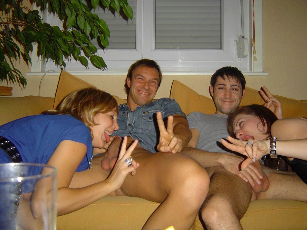 Amateur Homemade Sex Parties - Homemade porn - real amateur wild group sex party, swapped beautiful girls  doing. Original pic #1